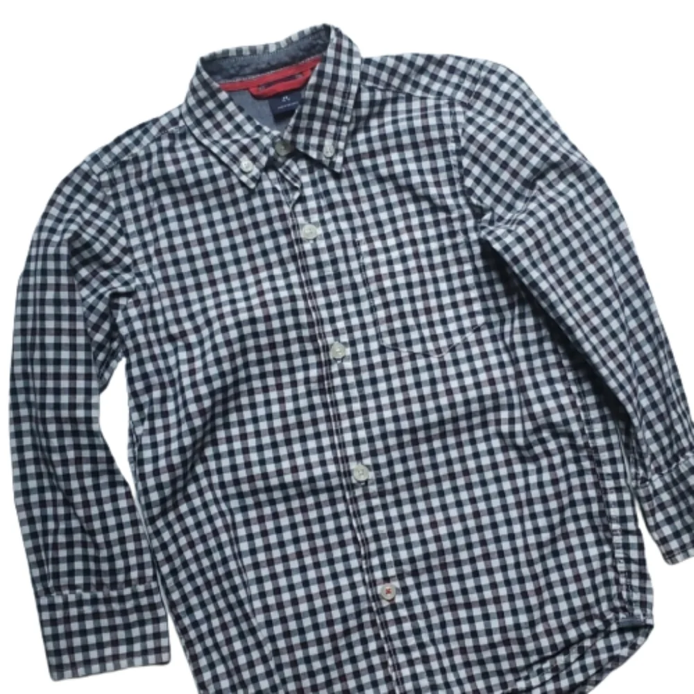 Gap Kids Poplin Longsleeve Button-Up Top-XS 4-5